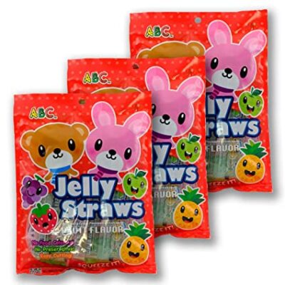 ABC Jelly Straws Fruit Flavour