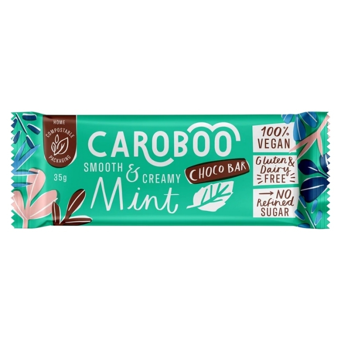 vegansk choklad mint caroboo