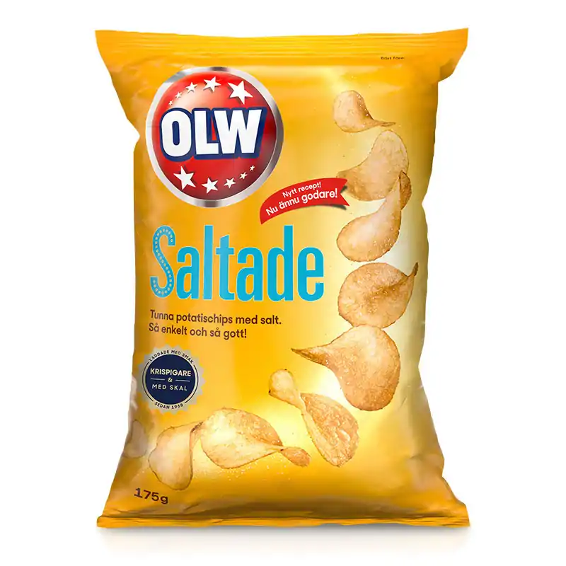lättsaltade chips OLW