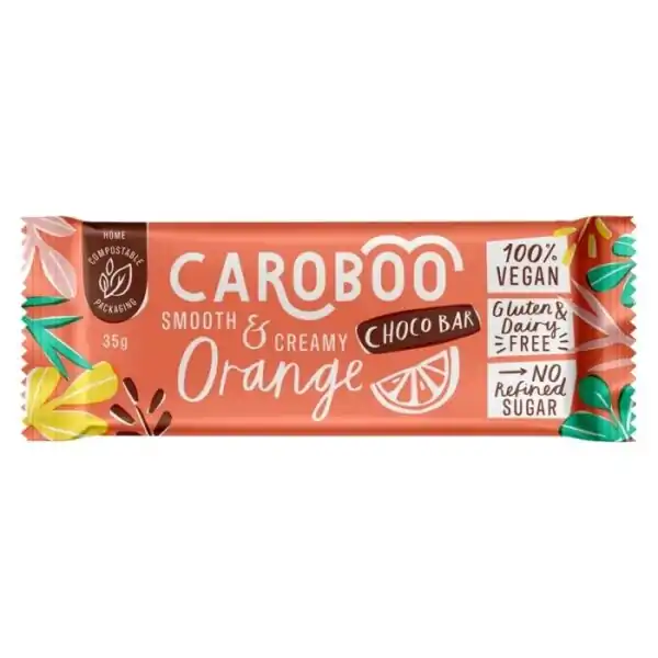 vegansk choklad apelsin caroboo