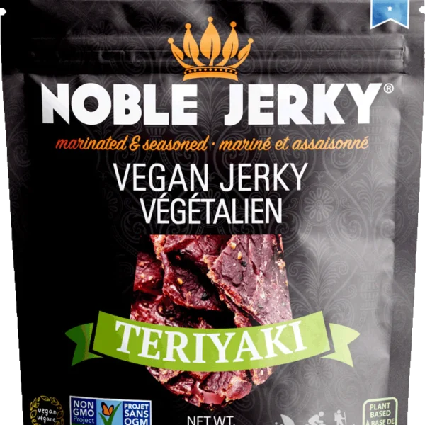 Vegansk Beef Jerky med smak av Teriyaki